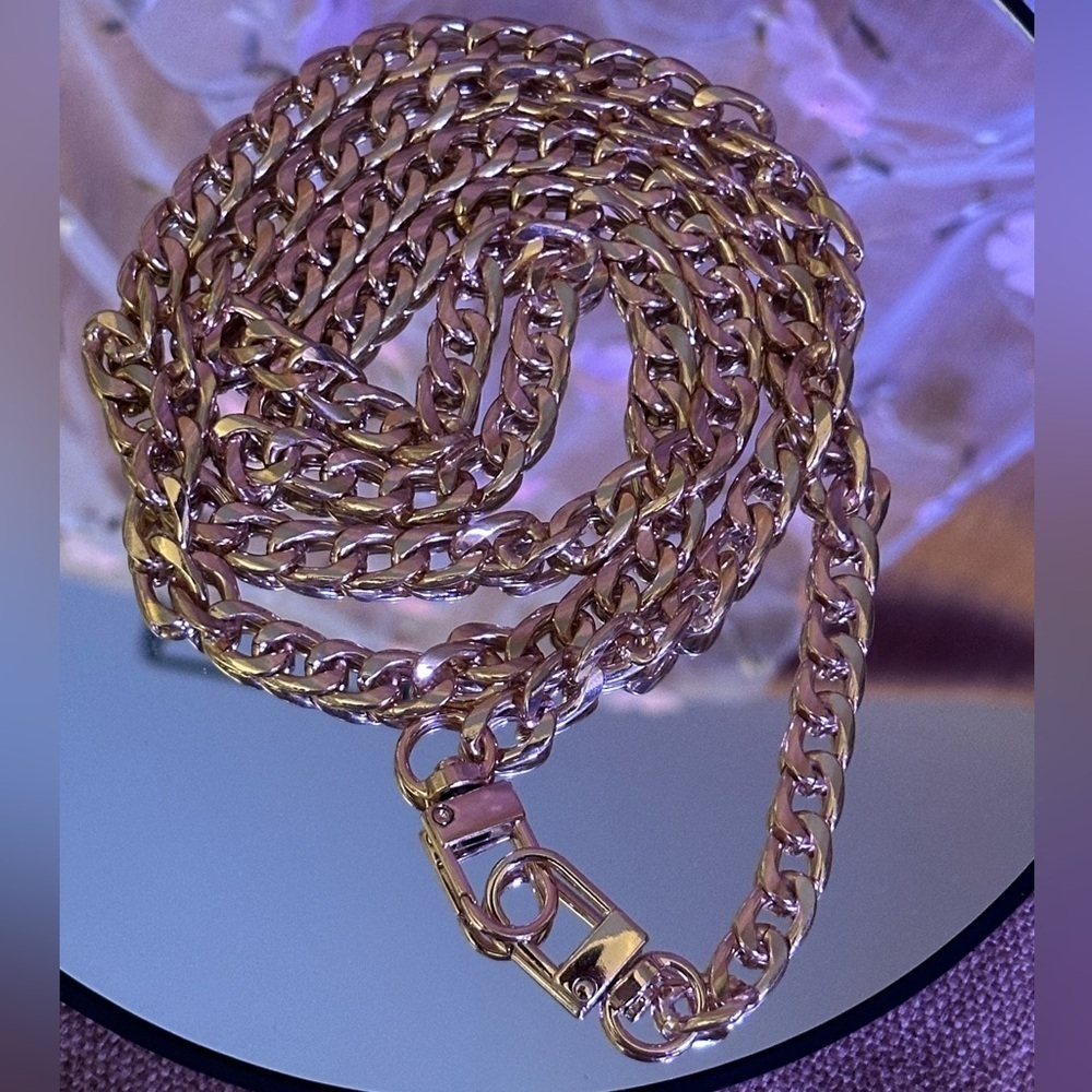 Goldtone Chain Heavy Weight for Strap or Crossbody Unbranded
